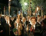 PROTEST. Mødrene fra Plaza de Mayo fotograferet under en mindedemonstration i Buenos Aires i 2007 på 30-årsdagen for deres første protester mod juntaregimets forbrydelser. 