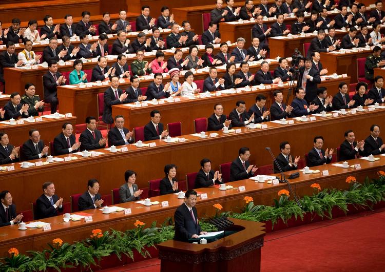 Tale. Kinas nye præsident Xi Jinping siger, at han vil kæmpe for en stor renæssance af den kinesiske nation. 