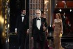Film. En gravalvorlig Michael Haneke øjeblikket efter, han holdt takketale ved årets Oscar-uddeling i Los Angeles. 