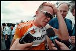 Cykling. Rolf Sørensen har kørt et hav af cykelløb. Her er han fotograferet under Tour de France i 1997. 