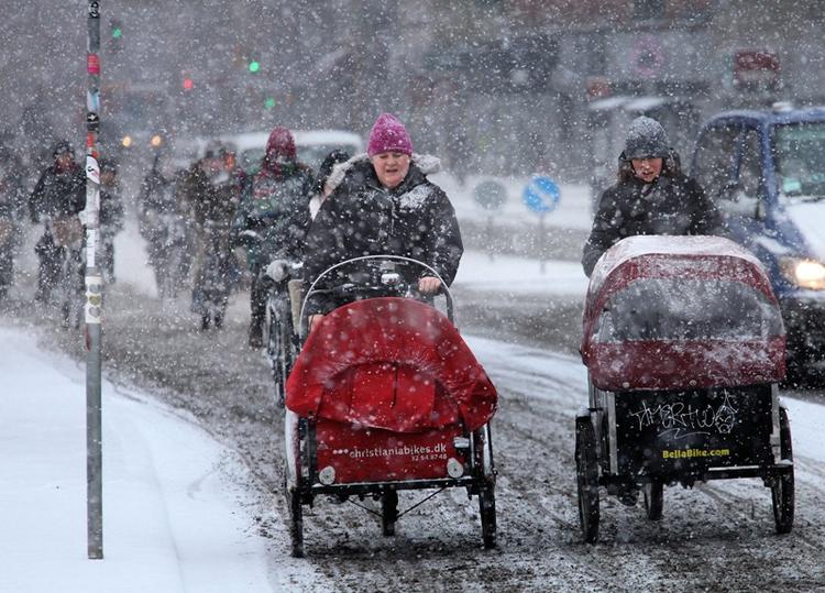 FORÅRSSNE. Sådan så det ud, da sneen dækkede København i sidste uge. 