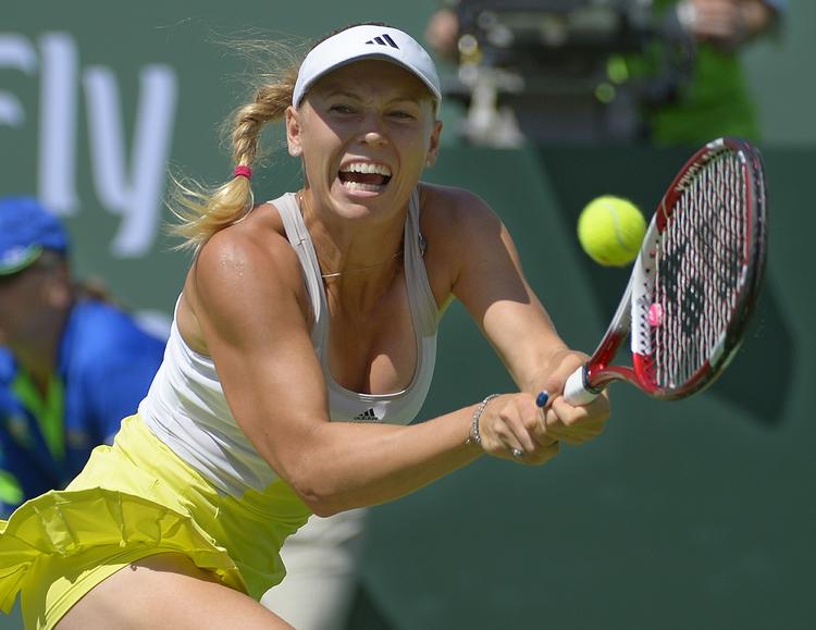 fremgang. Caroline Wozniacki har vist god form på det seneste og spillede sig i sidste uge i finalen i Indian Wells. 