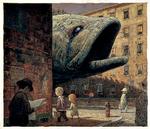 Billedsprog. Shaun Tan fra  Australien har modtaget mange internationale  priser for sine  billedbøger. Tegning: fra  'Det røde træ'. 