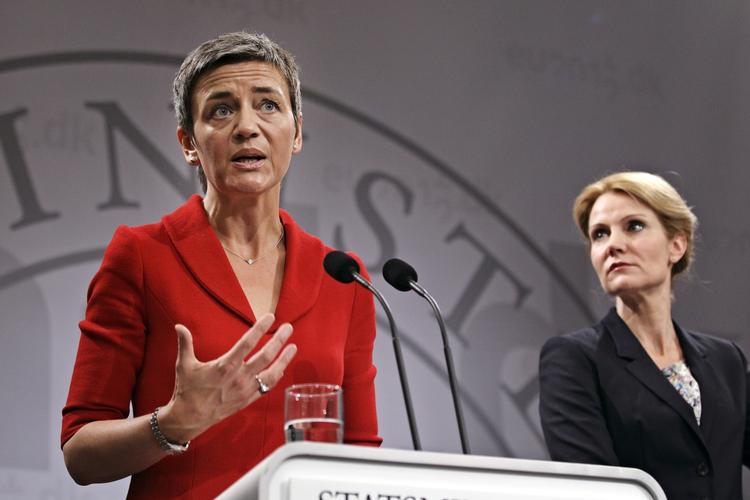 Øv. 2012 endte skuffende for regeringstoppen, påpeger Margrethe Vestager (til venstre). 