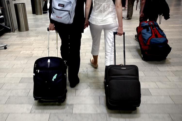 TRÆNGSEL. Det er især mange nye internationale passagere, der har gjort gangene i de danske lufthavne fyldte i 2012. 