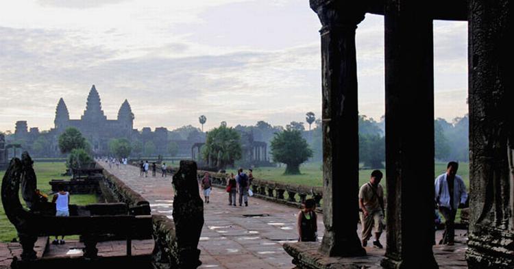 Angkor er et af de verdensarvssteder, som man vil besøge på rundrejsen. 