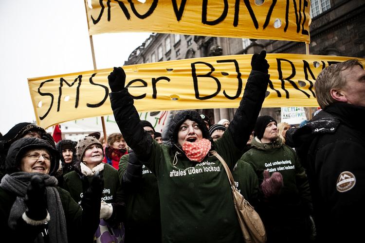 Konflikt. Danmarks Lærerforening har meddelt, at de har penge nok i deres konfliktkasse til to måneders konflikt. 