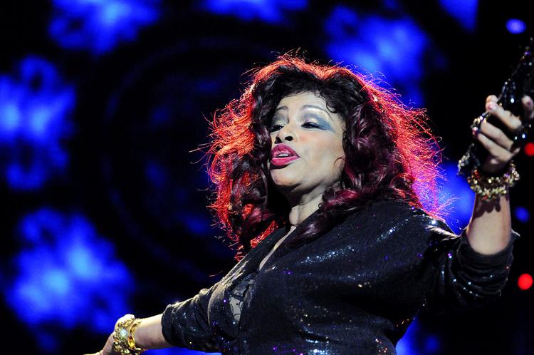 60. Fødselar Chaka Khan på scenen. 