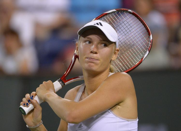 Attitude. Caroline Wozniacki er ved at få fat og er klar til at slås for sejren i finalen mod  Maria Sharapova. 