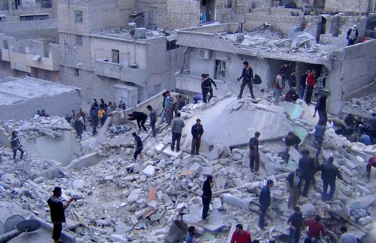 Syriens største by, Aleppo, er blandt de hårdt ramte områder under borgerkrigen. 