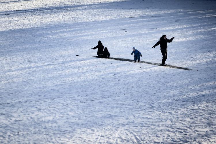 Koldt. Vinteren fortsætter hele påsken med nattefrost og sne sidst på ugen. 