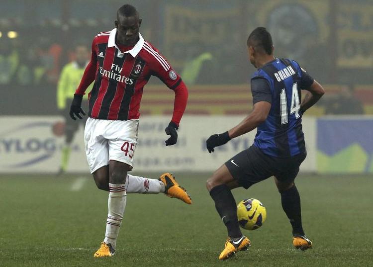 Tilbage. Da Mario Balotelli vendte tilbage til Milano, var det for den 'anden' klub. 