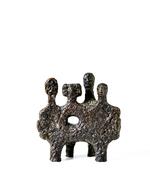 Personligt. Sonja Ferlov Mancoba, uden titel. Mancoba hørte i 1930'erne til kredsen af kunstnere omkring Ejler Bille og Richard Mortensen og udstillede med Cobra fra 1949. Hun var inspireret af både surrealismen og skulpturer fra bl.a. afrikanske folkeslag. 