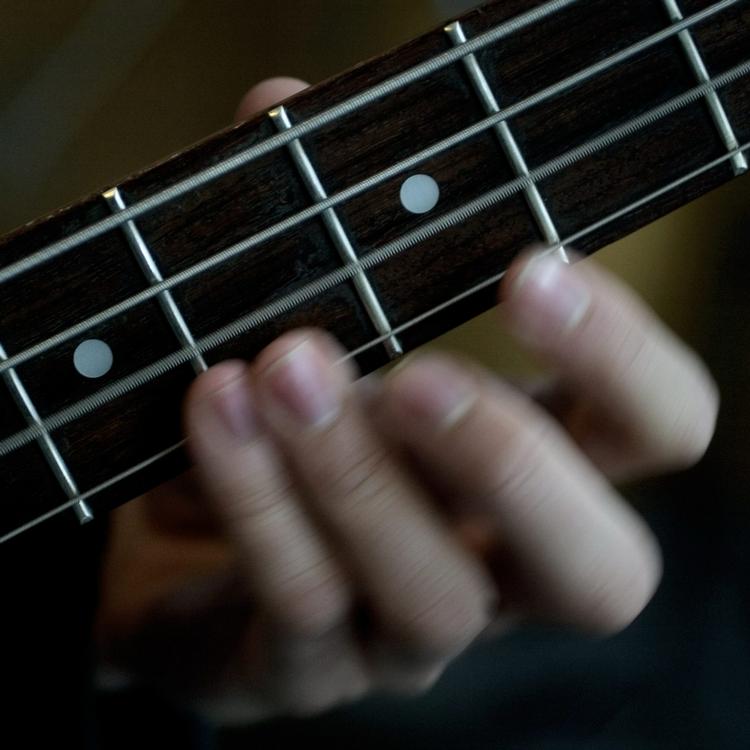 Overtoner. Niels Ryde var ikke overraskende det bærende element, da 'Electric Outlet' spillede koncert i onsdags. Hans elektriske Fender-bas sang af overtoner og klangfylde 