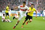 drama. Dortmund vandt i en ond atmosfære i udekampen mod Stuttgart. 