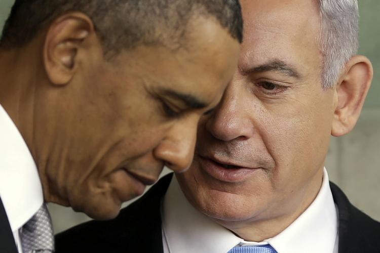 Konfliktløsning. Barack Obama og Israels premierminister, Benjamin Netanyahu, diskuterer under præsidentens besøg i Jerusalem i sidste uge. 