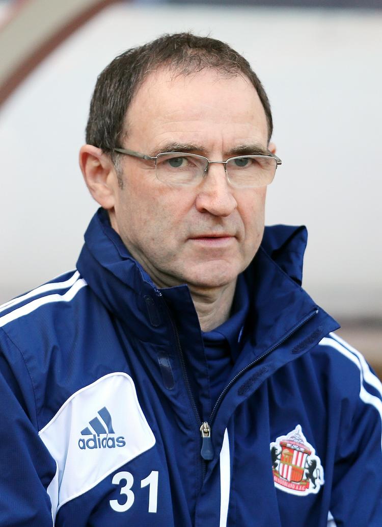 Farvel. Martin O'Neill er blevet bedt om at pakke taktiktavlen ned og forlade klubben. 
