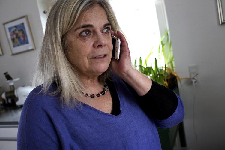 Planlægning. Lis Møllers tre sønner er godt tilfredse med, at deres mor har styr på, hvad de skal gøre med hende, når hun dør. 