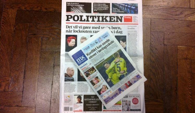 Petit. Den ny MetroXpress, der fremover formodentlig blot vil hedde MX, er med sit format en praktisk avis til pendlere. 