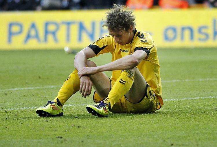 skadet. I søndags måtte Lasse Kryger opgive at deltage i Superligakampen mod OB, men der venter flere kampe for AC Horsens. 