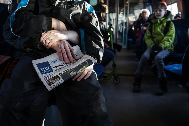 Fastholdt. Der var masser af læsere til det nye Metroxpress, da det i går blev relanceret. 