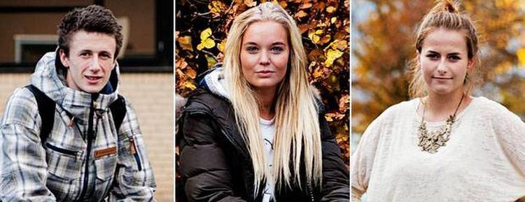 Handelsskole. Mød Rikke Bisander, Agnes Højsgaard og Jakob Møldrup, der alle går på HHX. Foto: Marius Nyheim. Collage: Rune Pedersen. 