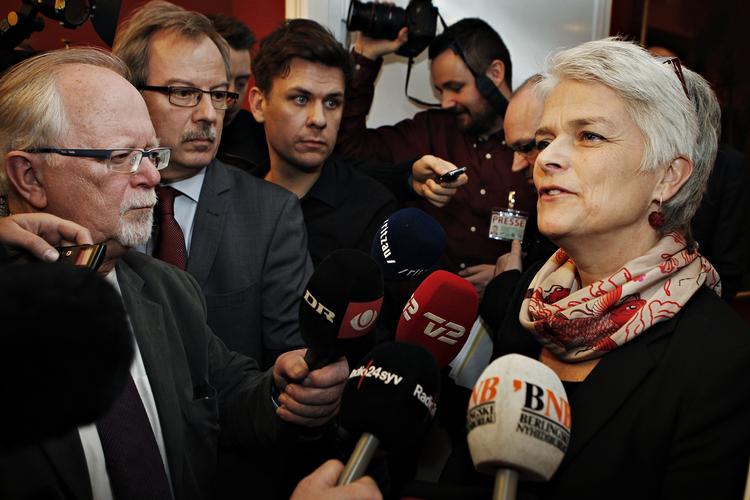 REGERINGSVILLIG. SF vil beholde sine ministerposter efter næste valgt, fastslår partiformand Annette Vilhelmsen. 