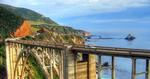 Højest. Bixby Bridge er en af verdens højeste enkelt-spans-betonbroer. 