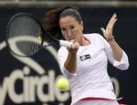 Favorit. 12 sejre i de seneste 14 kampe gør Jelena Jankovic til storfavorit mod Eugenie Bouchard. 