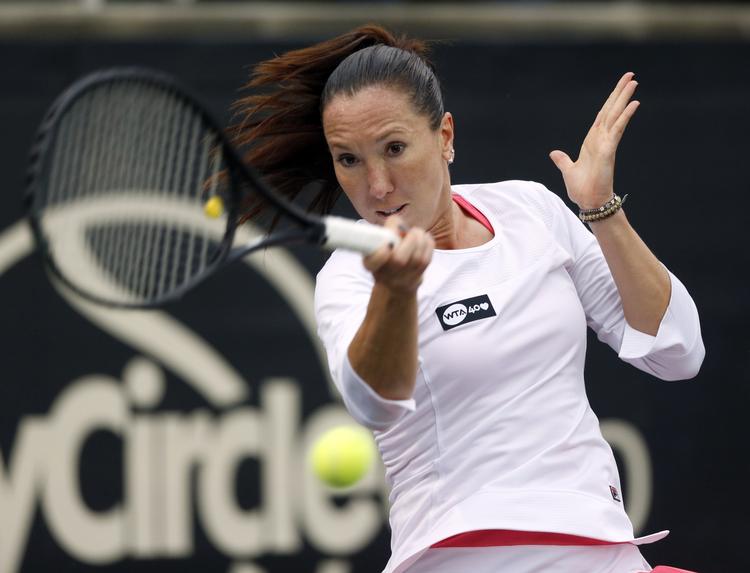 Favorit. 12 sejre i de seneste 14 kampe gør Jelena Jankovic til storfavorit mod Eugenie Bouchard. 