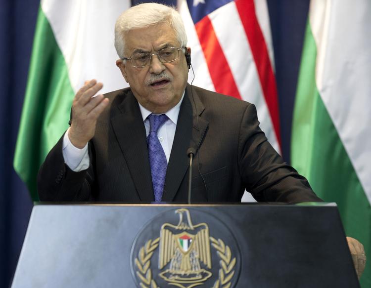 LINJER. Den palæstinensiske præsident Mahmoud Abbas kræver nu at se et kort med Israels bud på en to-statsløsning. 