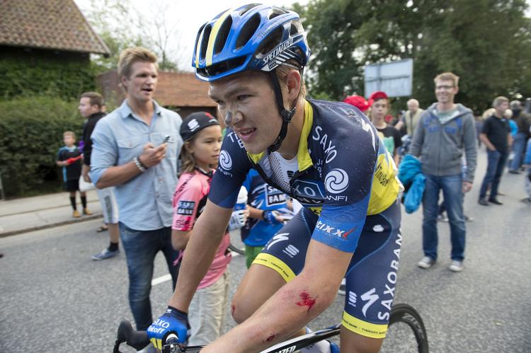 Opkomling. 23-årige Christopher Juul-Jensen er i gang med sin anden sæson på Team Saxo-Tinkoff. 
