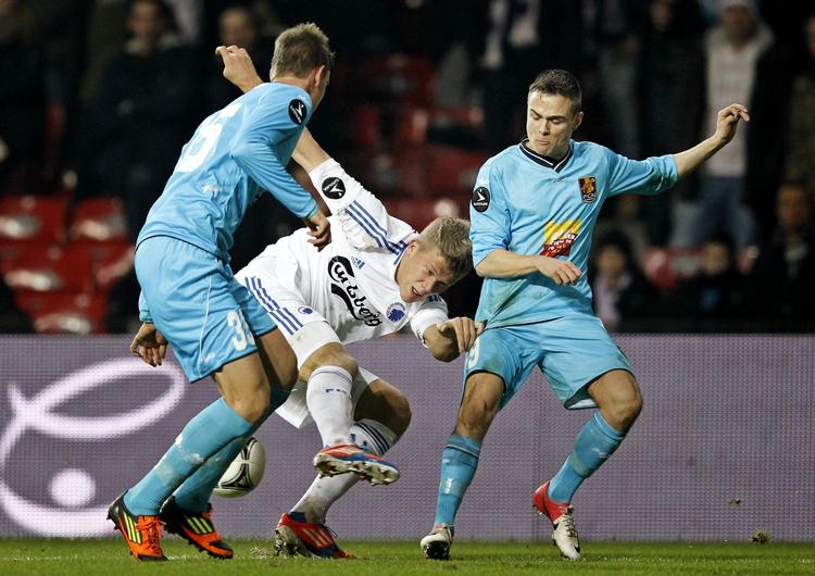 4-1. Andreas Cornelius var en af FCK's målscorere, da FC Nordsjælland blev slået i Parken for fire måneder siden. 