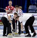 Øv. Skipper Rasmus Stjerne og co. i Victoria tabte 6-8 til de canadiske værter. 