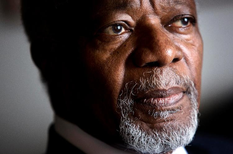 Sympati.  Sympatien for Kofi Annan er stor  verden rundt. Hans  resultater er måske lidt mindre  imponerende. 