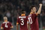 Favorit. Totti og resten af Romaholdet har favoritværdigheden mod Lazio i aften. 