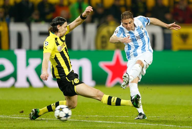 Mål. Joaquin scorede til 1-0 midt i 1. halvleg og ind til 93. minut stod der Malaga på semifinalebilletterne. 