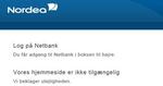 0 nordea hjemmeside nede