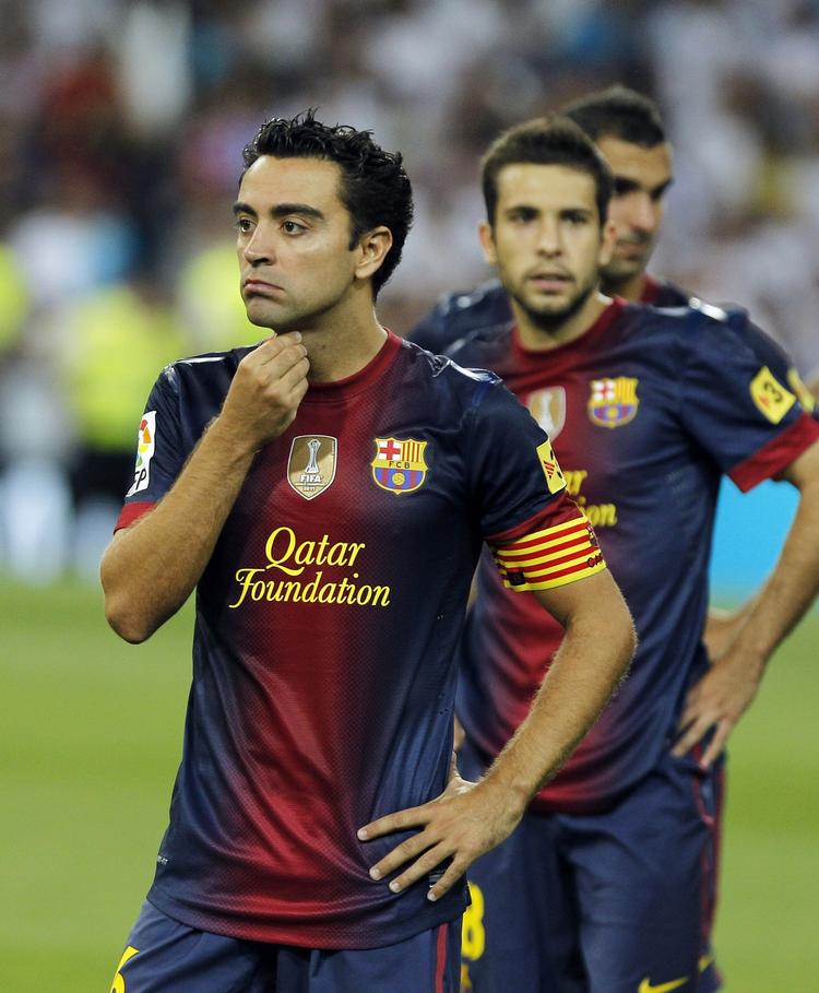indersiden. FC Barcelonas Xavi Hernandez (tv) er kendt som pasningens mester. Det understregede han med en rekord i kampen mod PSG. 