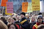 Lockout: Lærere demonstrerer