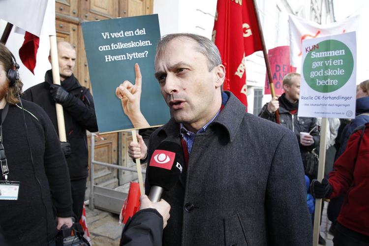 KONFLIKT. Michael Ziegler mener ikke, at lærerne, som de hævder, er kommet Kommunernes Landsforening (KL) i møde. 