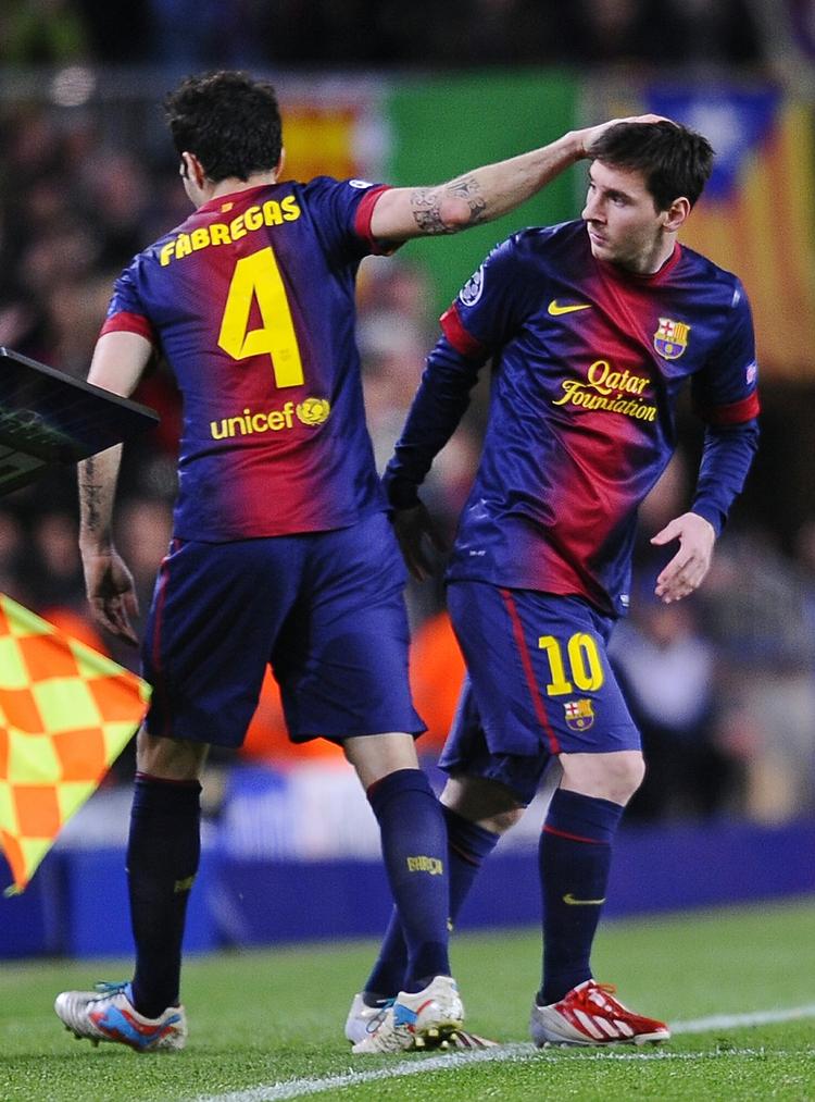 Redningsmand. Lionel Messi (t.h.) kom ind fra bænken mod PSG i onsdags og fik rettet op på sit mandskab ved at forberede den vigtige scoring til 1-1. 