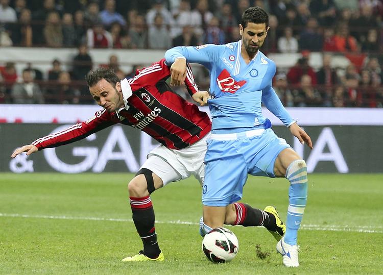 1-1. Topopgøret mellem AC Milan og Napoli endte med et mål til hver. 