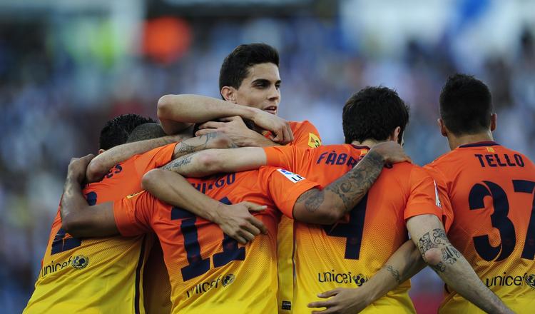 Nemt. Barcelona bankede uden problemer  tre bolde i målet mod Zaragoza. 