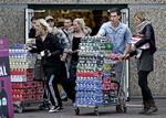 INDKØB. Danskerne køber i dag flittigt ind syd for grænsen. 