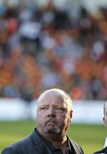markant. FC Nordsjællands ejer Allan K. Pedersen mener, at Brøndby IF har godt af en konkurs. 