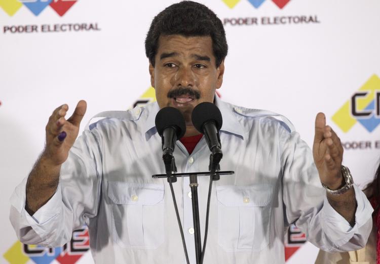 Vinder. Nicolás Maduro vandt valget i Venezuela. 