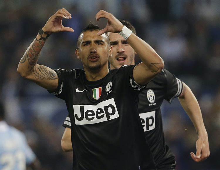 Matchvinder. Den 25-årige midtbanespiller Arturo Vidal er en flittig målscorer for Juve: 12 gange har han scoret i denne sæson. 