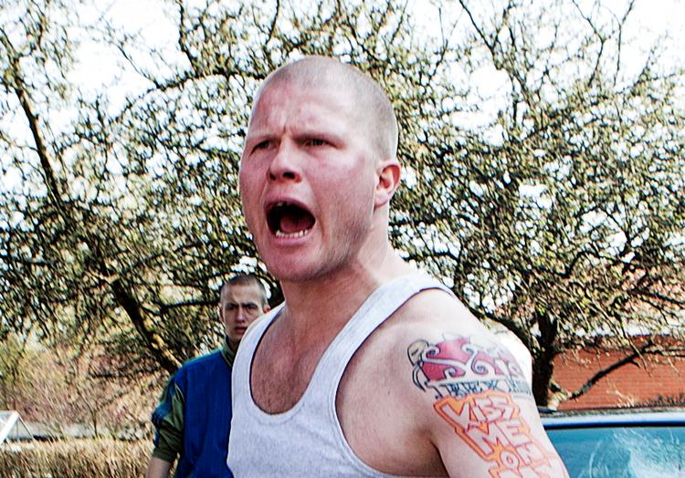 Casting. Gro Therp prøvede at få Clement Petersen til at medvirke i 'R'. Men dengang havde han travlt med sin musikkarriere. Foto: fra filmen 