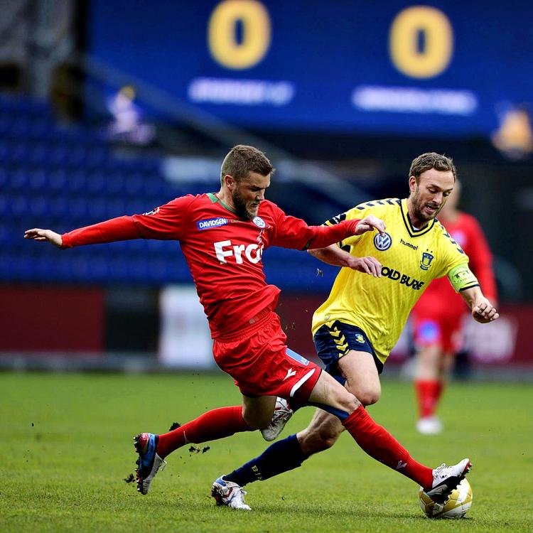 UDFORDRENDE. Brøndbys spillere står over for to kampe på få dage. 